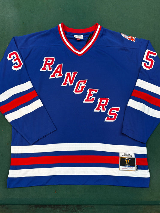 Mitchell & Ness 1993-94 Mike Richter Rangers Jersey