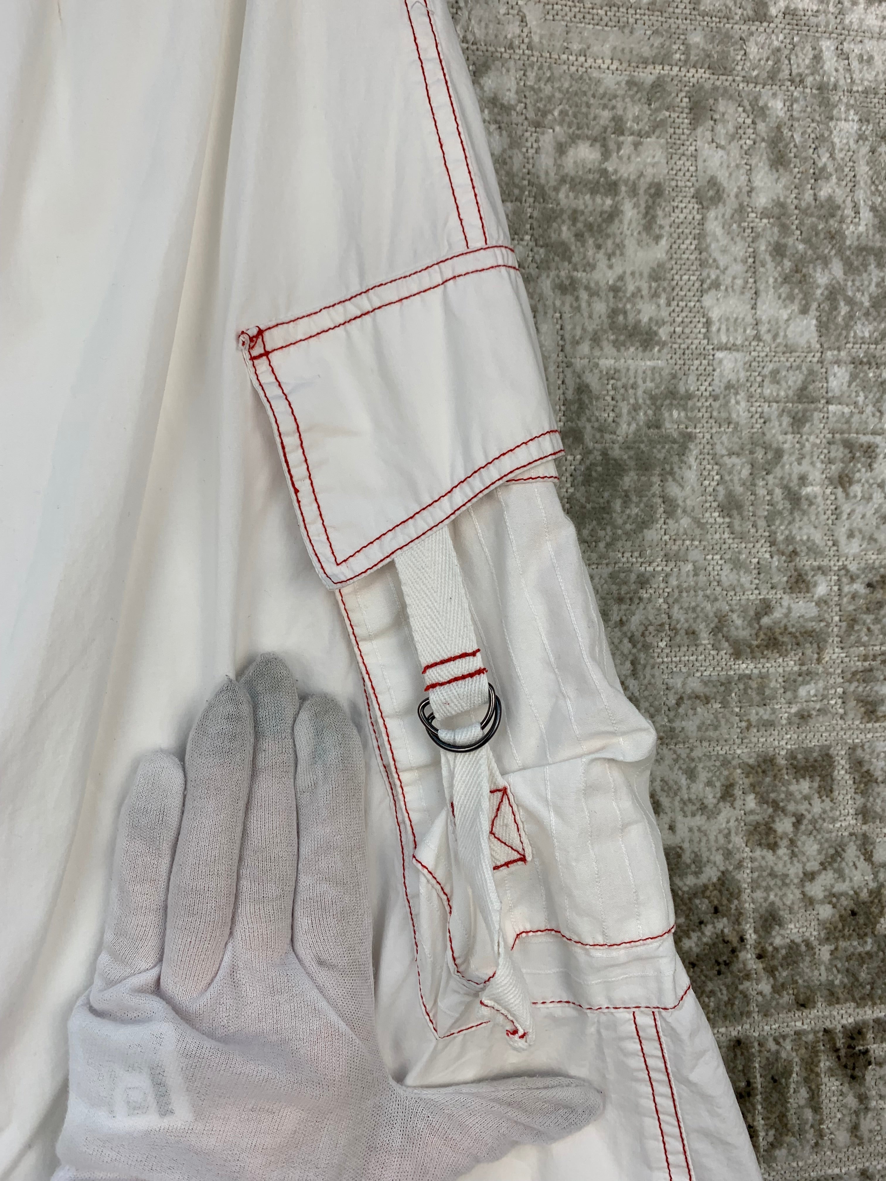 Women's Y2K White Pant-Skirt