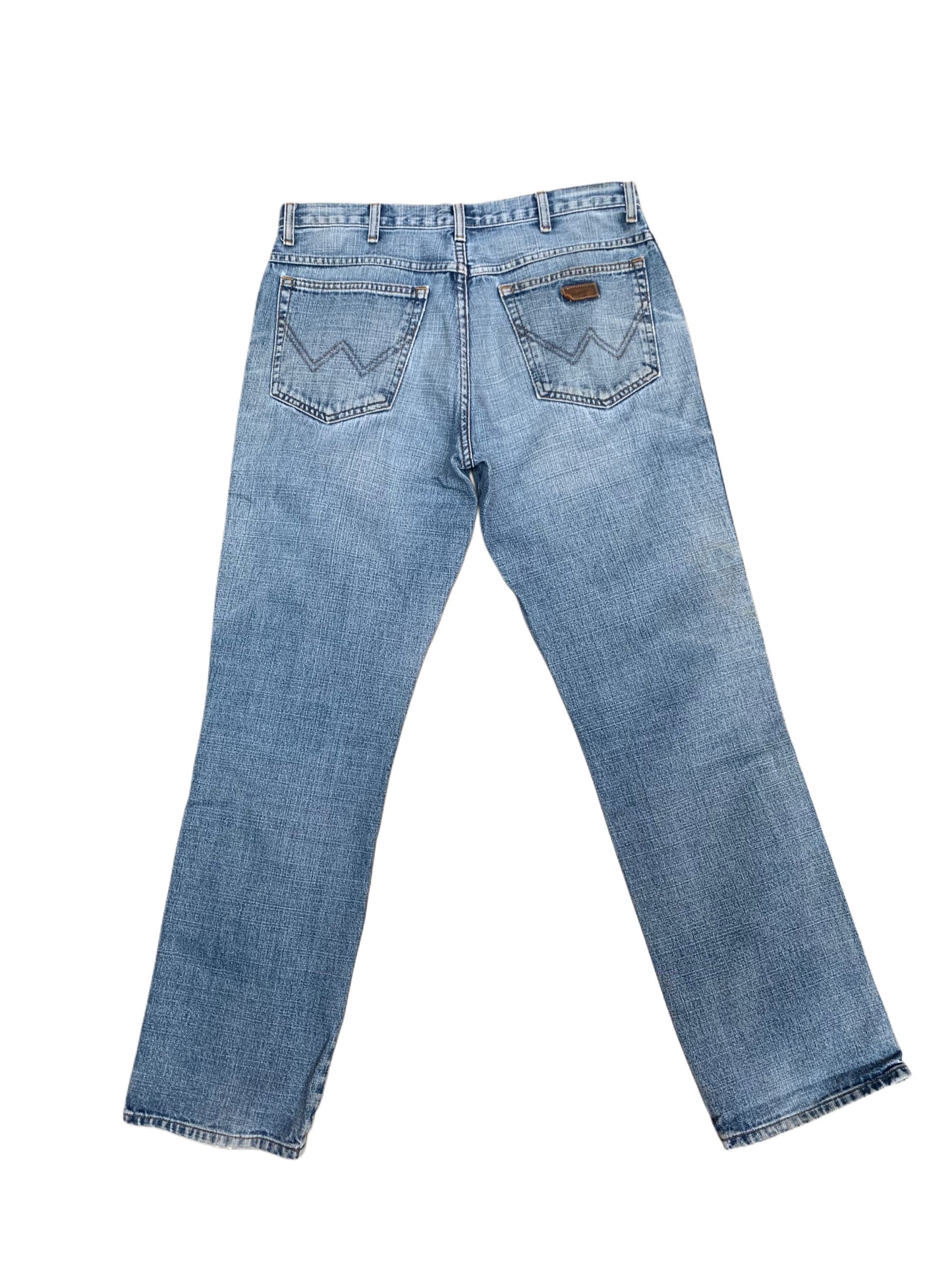 Wrangler Light Wash Straight Leg Jeans