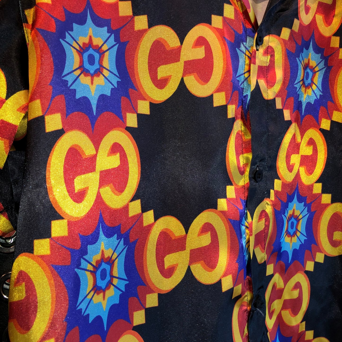 Gucci Colorful Button Up