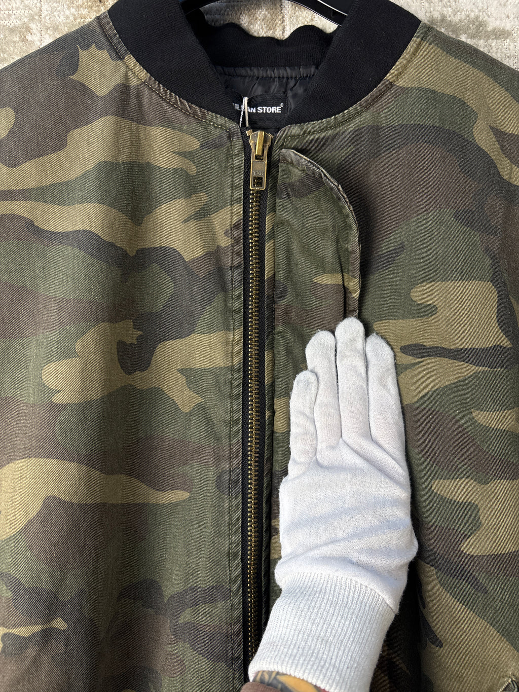 Vulcan Store Camo MA-1 Bomber Jacket