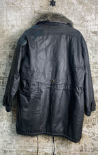 Yippie Company Fur Collar Leather Parka