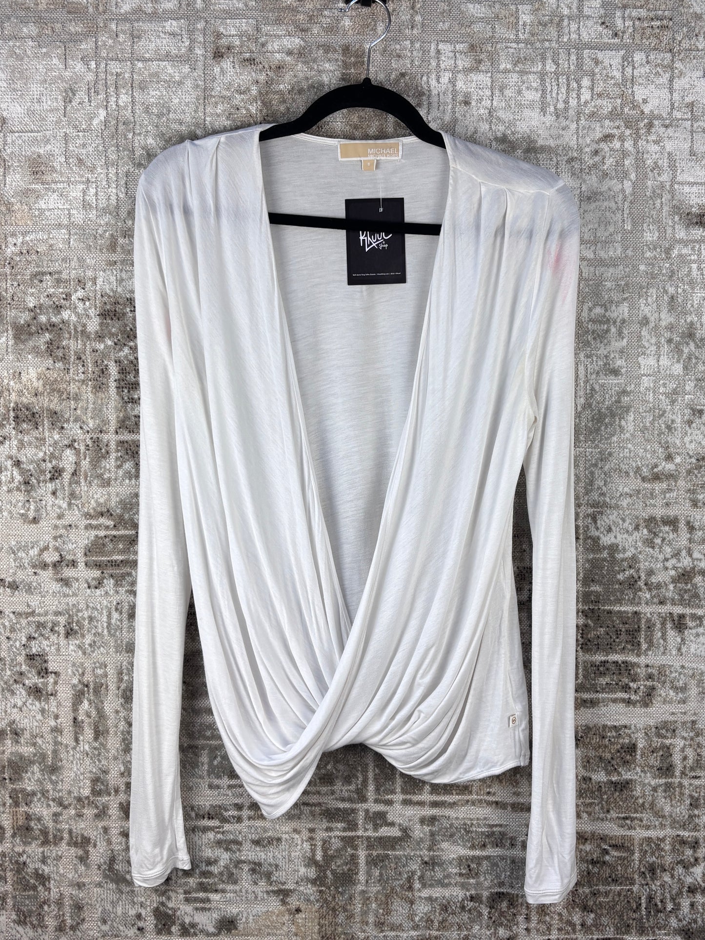 Womens Michael Kors Open Chest Long Sleeve