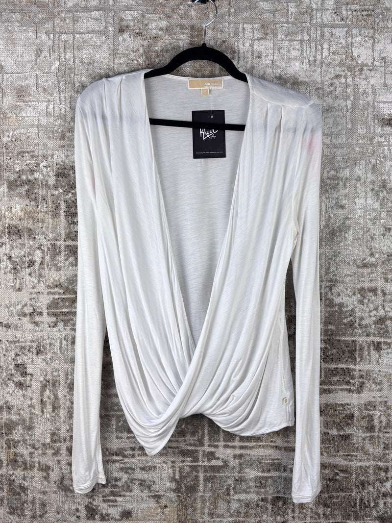 Womens Michael Kors Open Chest Long Sleeve