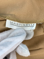 Womens Vintage Martinelli Beige Brown Wide Leg Trousers