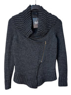 Diesel Asymmetric Zip Shawl Collar Cardigan