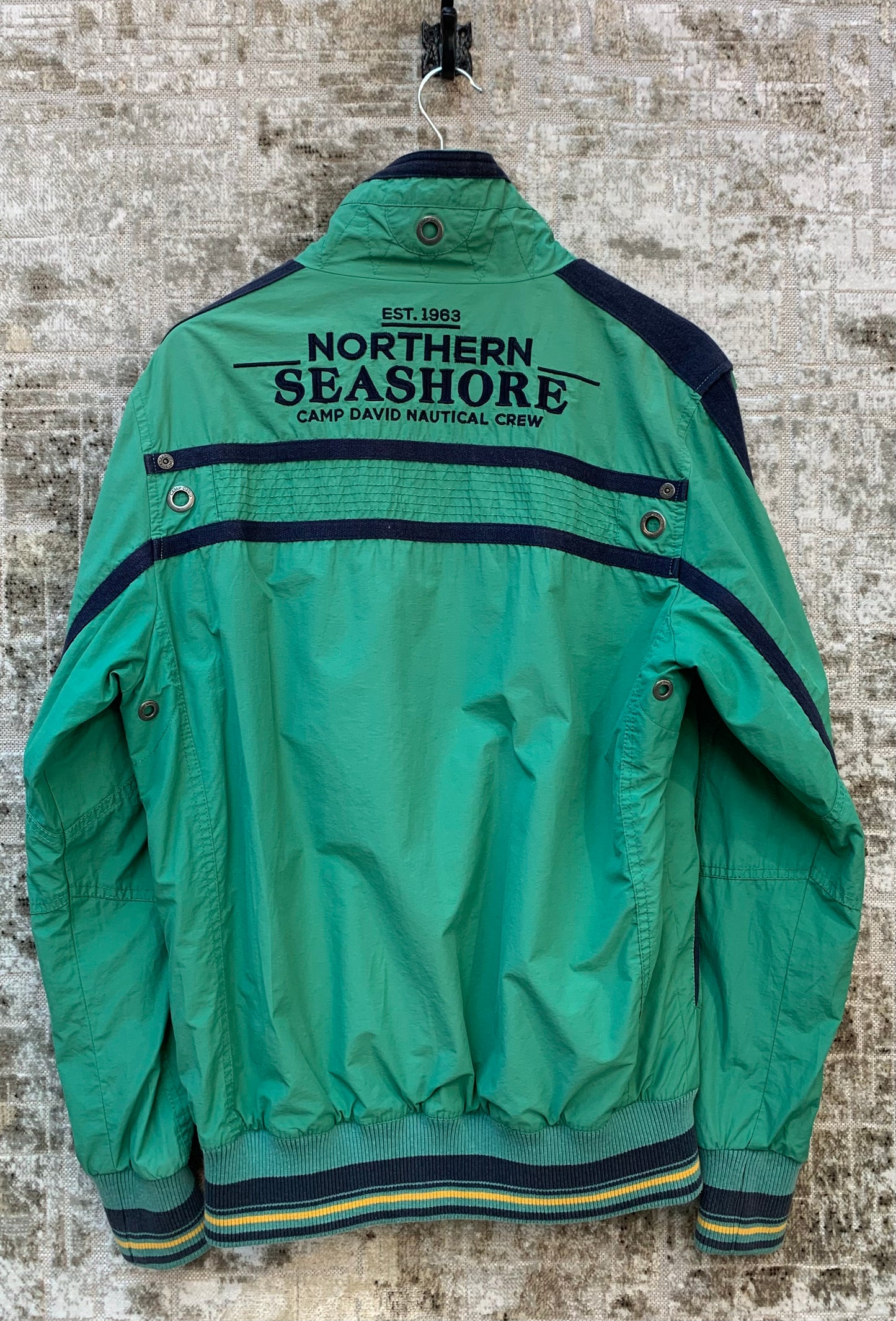 Men's Vintage Camp David Green Sea Jacket