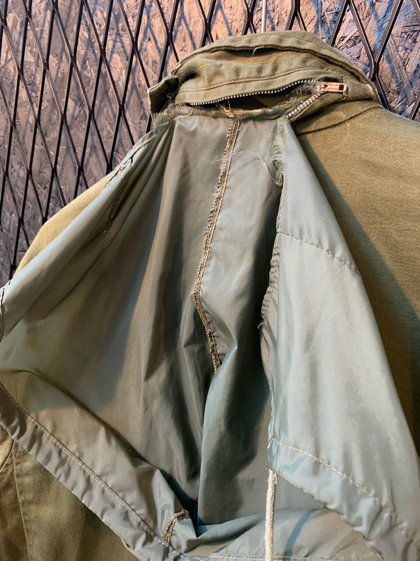 Vintage Men's XL Military Green Field Jacket