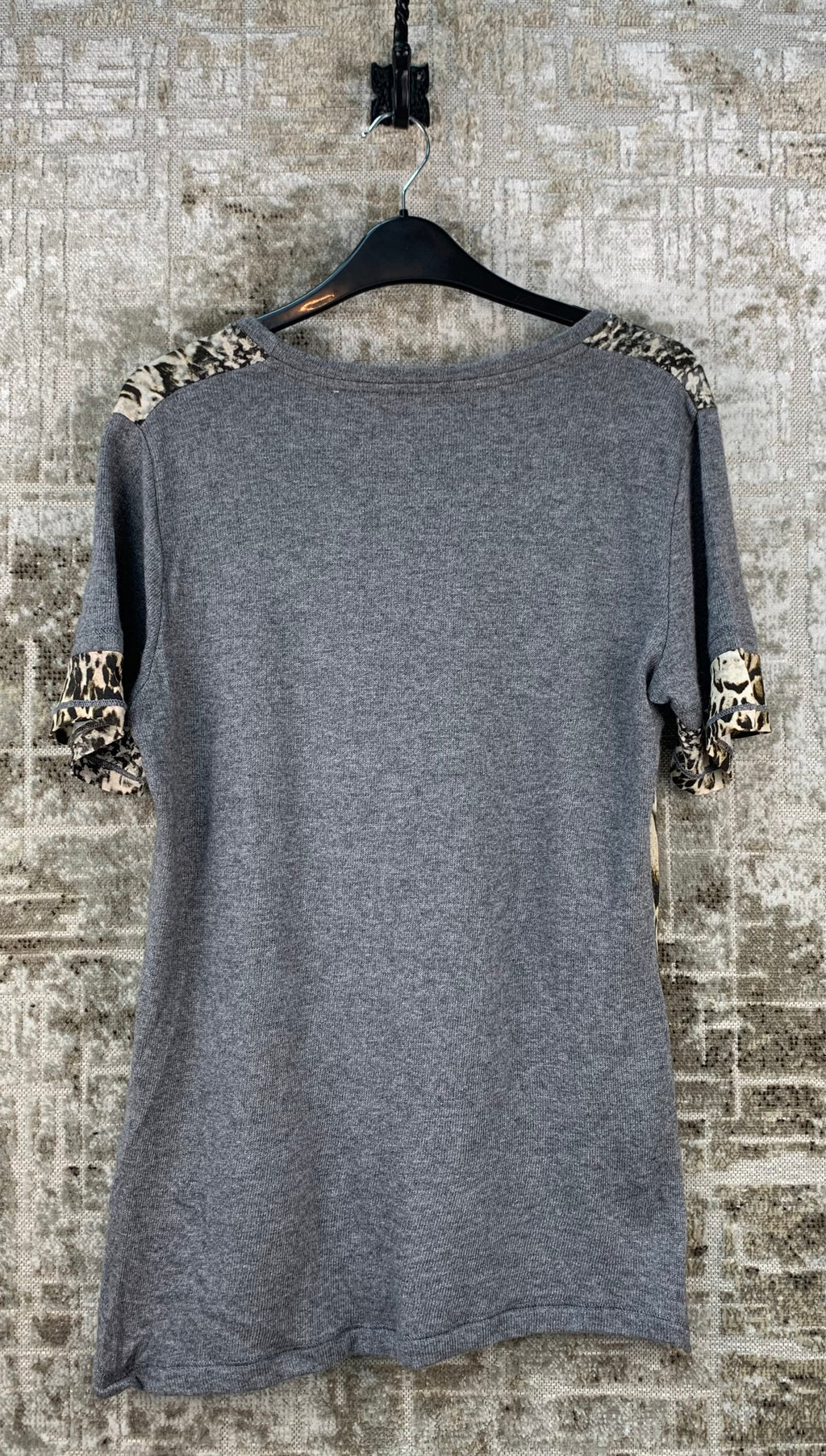 Womens Y2K Animal Print Top