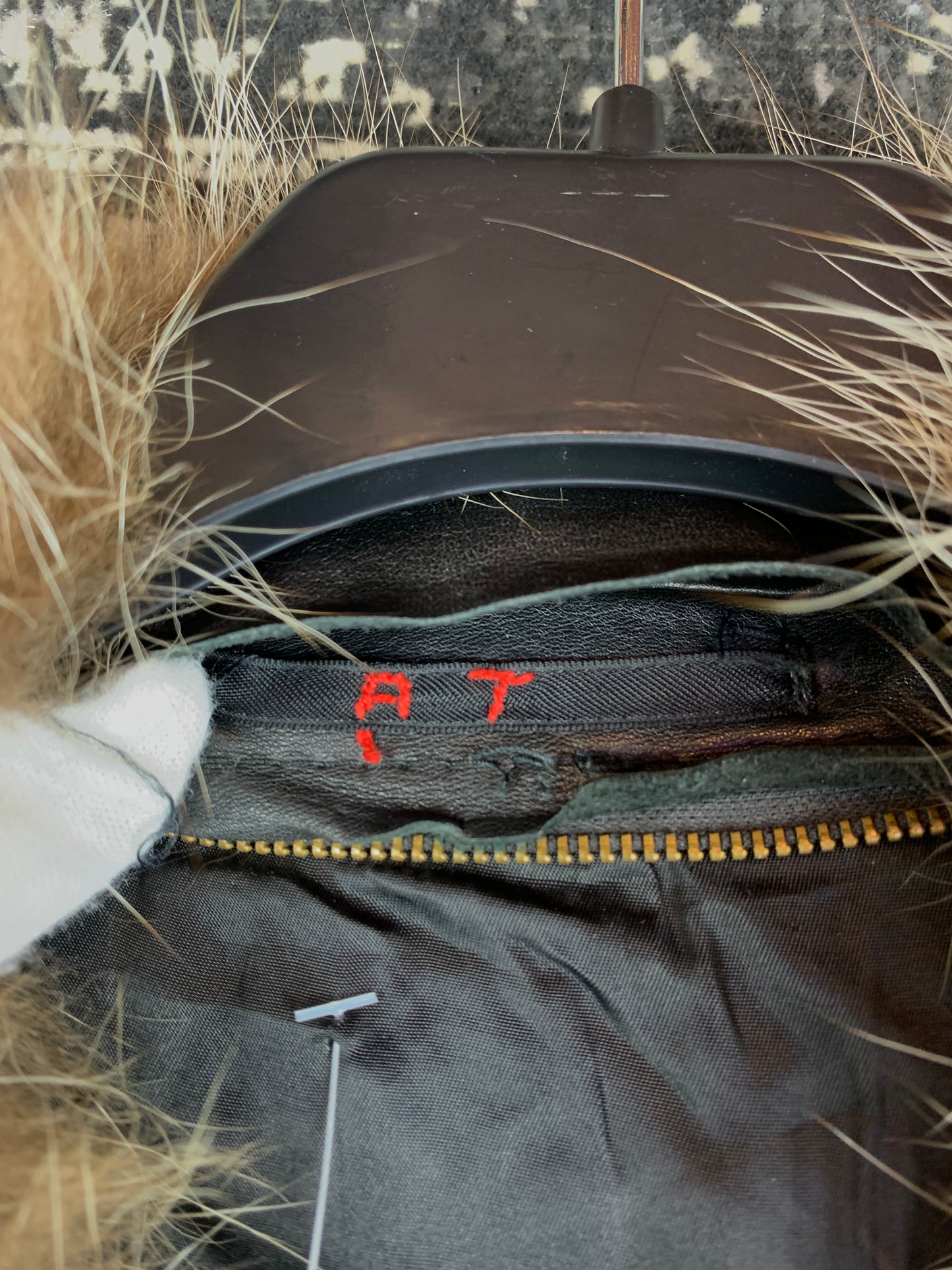 Mens Vintage Finnish Black Leather Fashion Coat