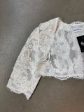 Atelier Diagonal Lace Bolero Jacket