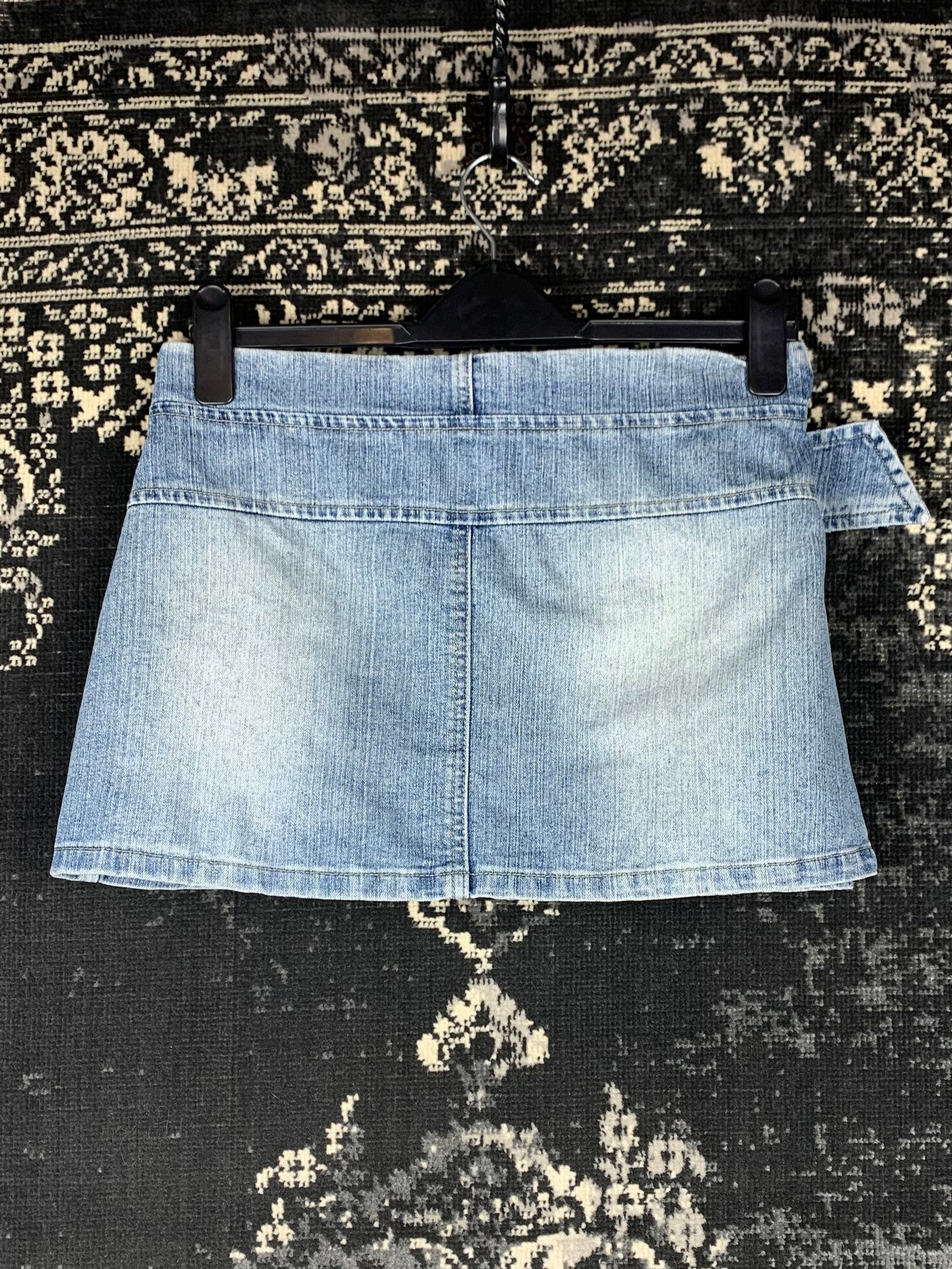 Y2K Women's Denim Mini Skirt With Belt