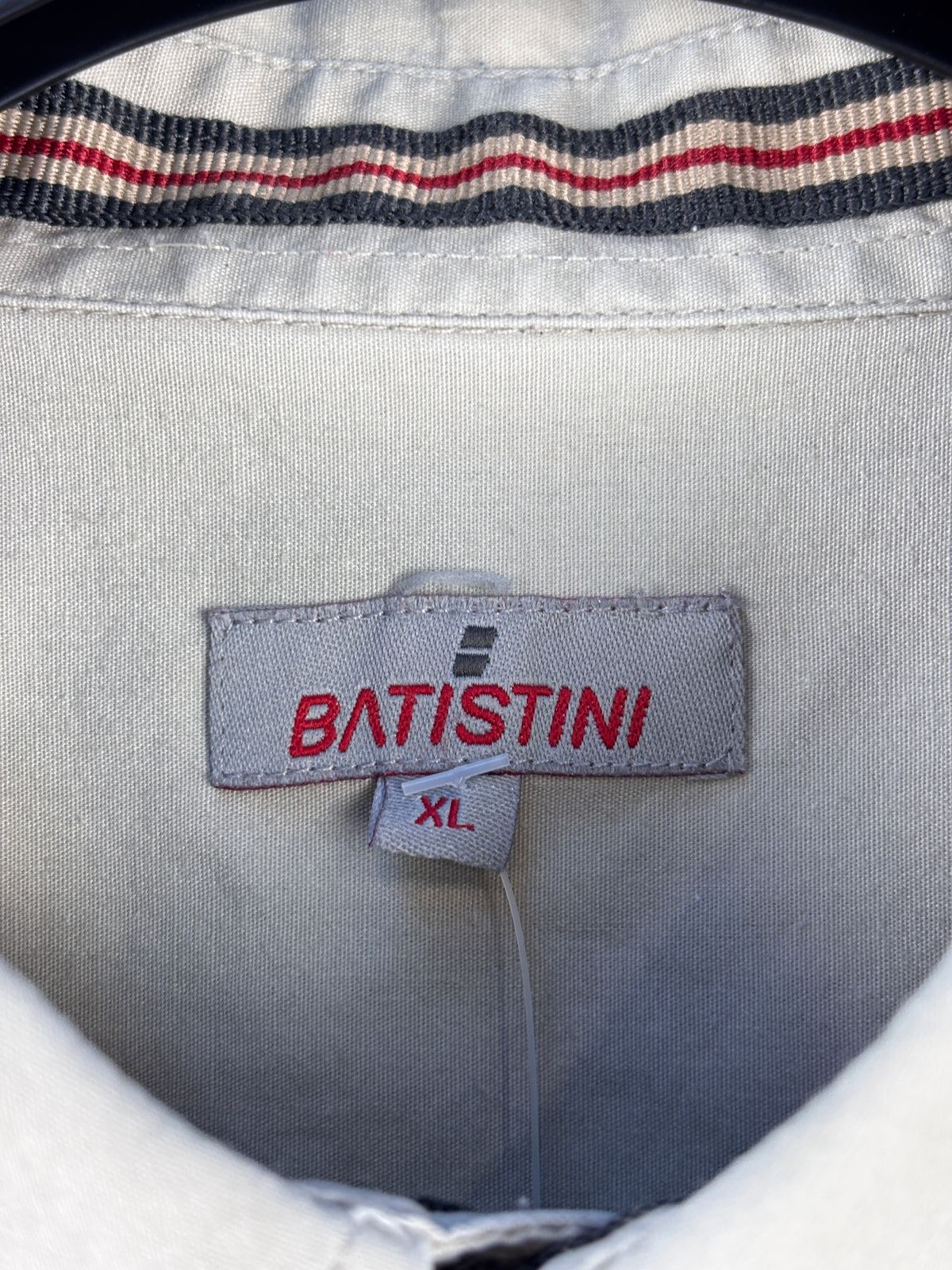 Mens Vintage Batistini Beige Western Button Up Shirt