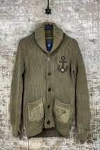Men's G-Star Raw Green Knit Cardigan