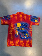 Vintage Mens Style Hawaiian Button Up