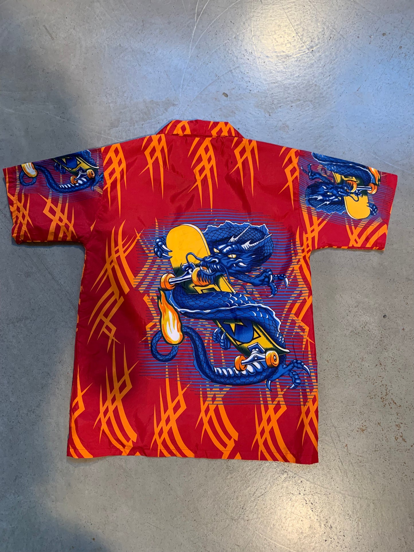 Vintage Mens Style Hawaiian Button Up