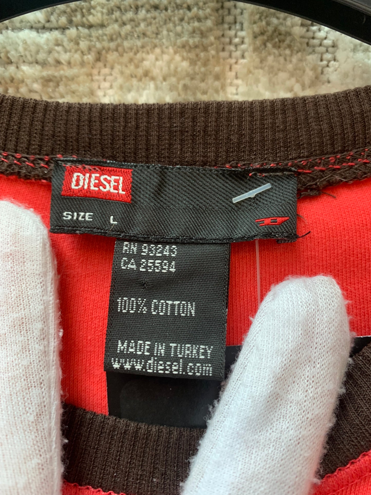Diesel 78 Logo Long Sleeve Top