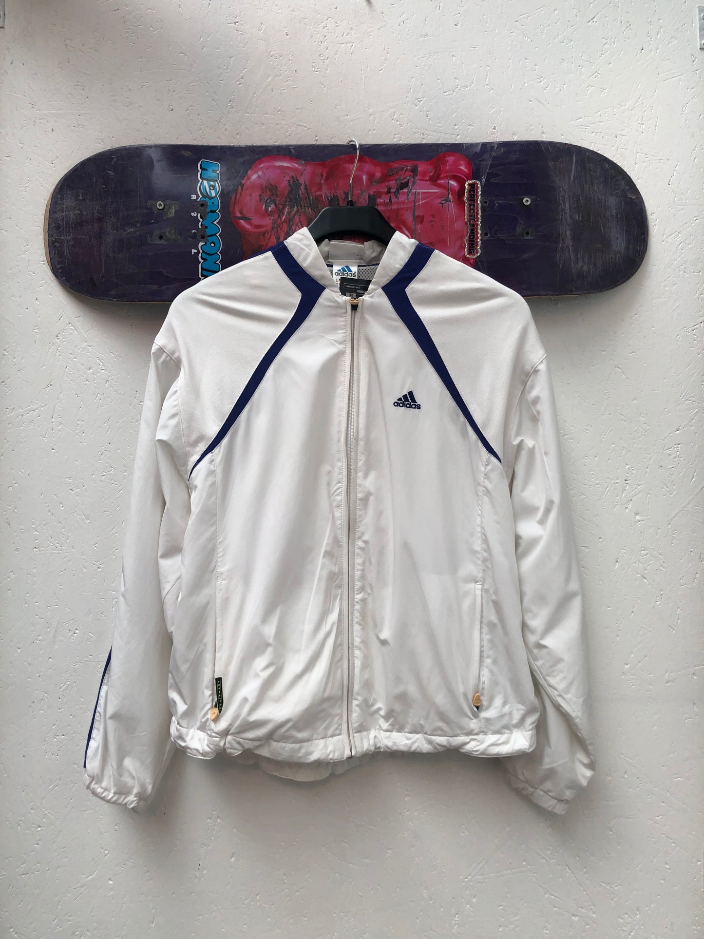 Vintage Adidas White Track Jacket