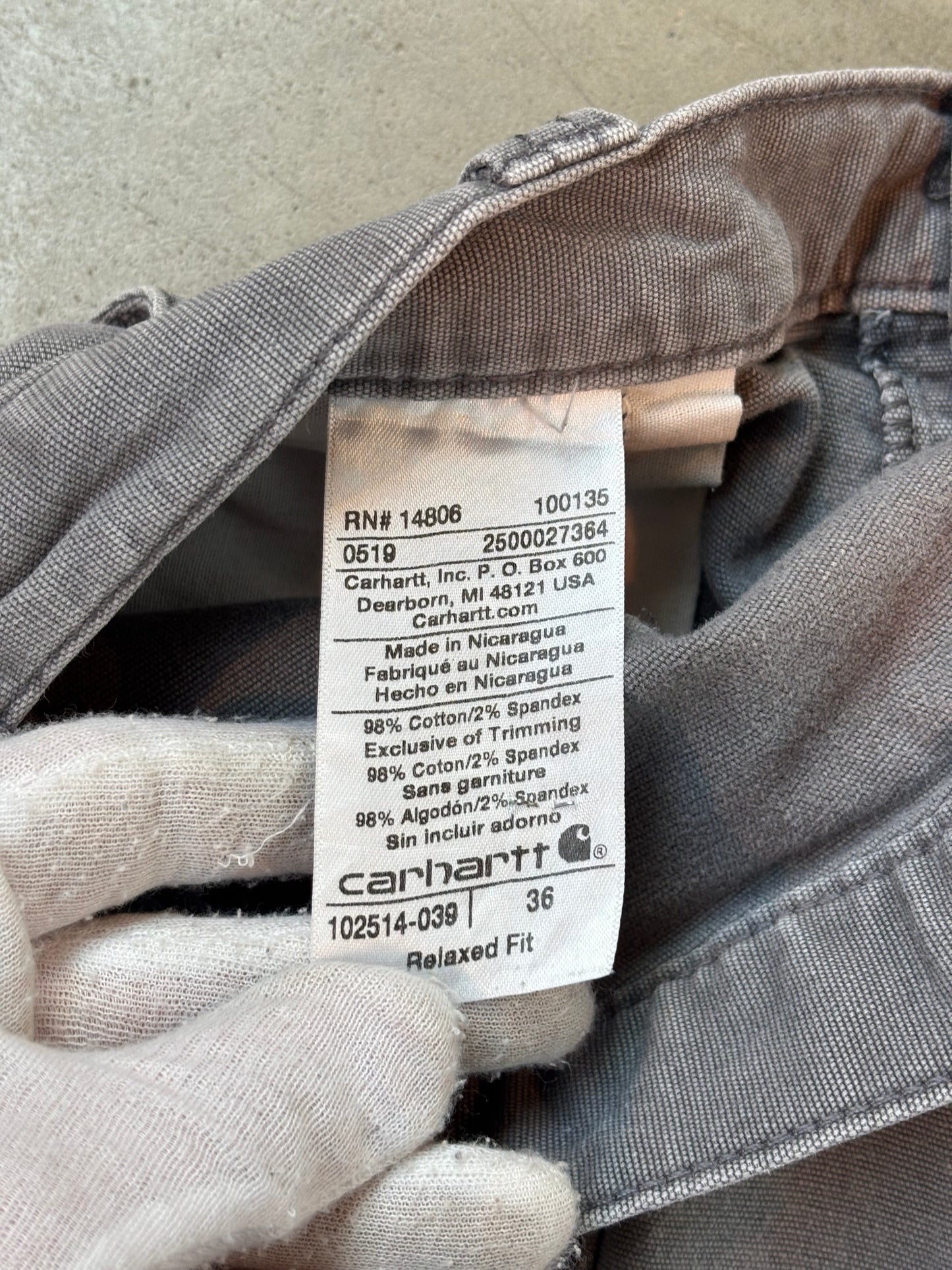 Carhartt Men’s M Gray Relaxed Shorts