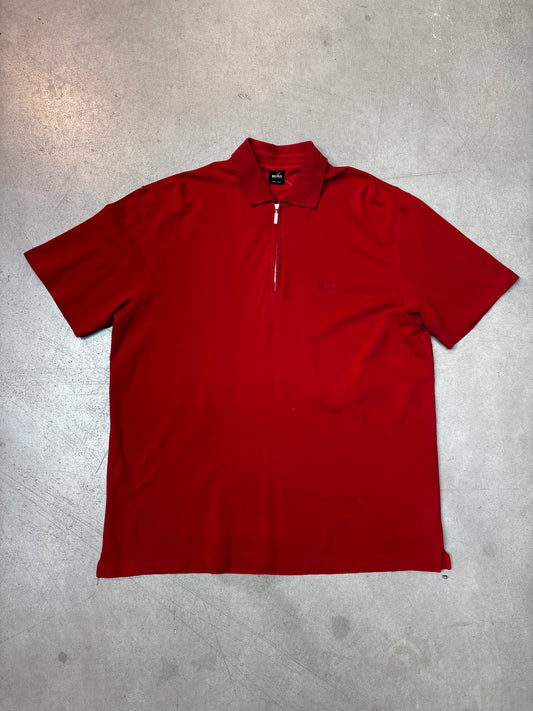 "Hugo Boss" Red Short Sleeve Polo Shirt