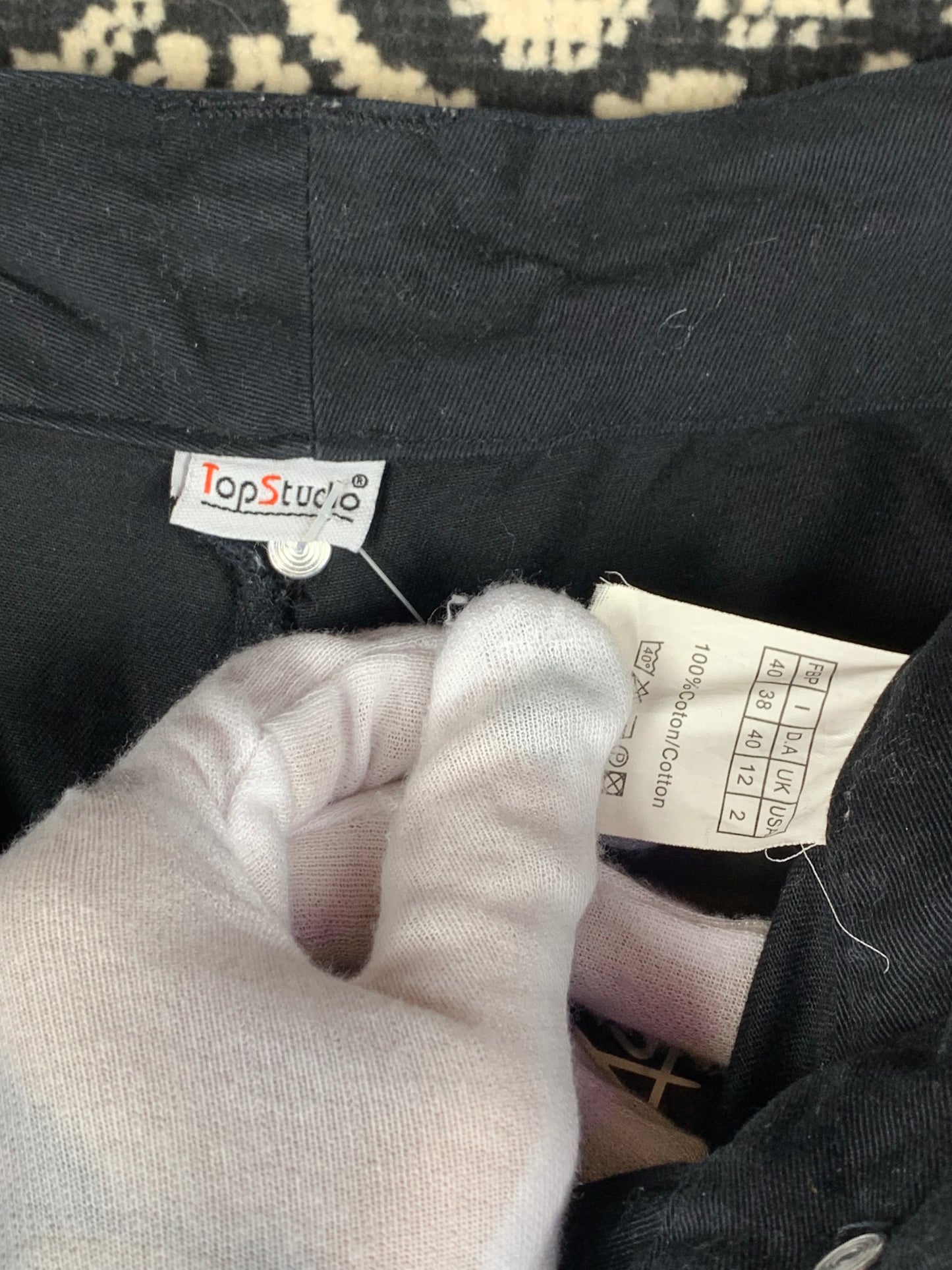 Y2K Vintage Black Men Alternative Cargo Pants