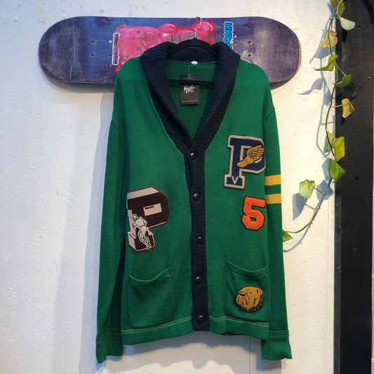 Vintage Ralph Lauren Letterman Knit Cardigan