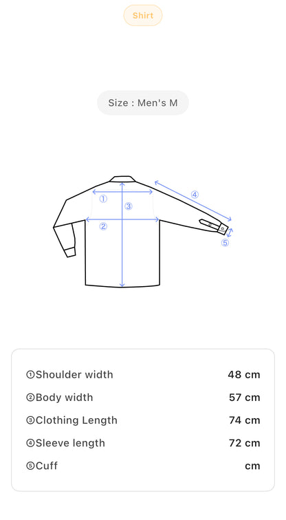 Vintage Joe Baxx Blue & White Asian-Inspired Button-Up Shirt