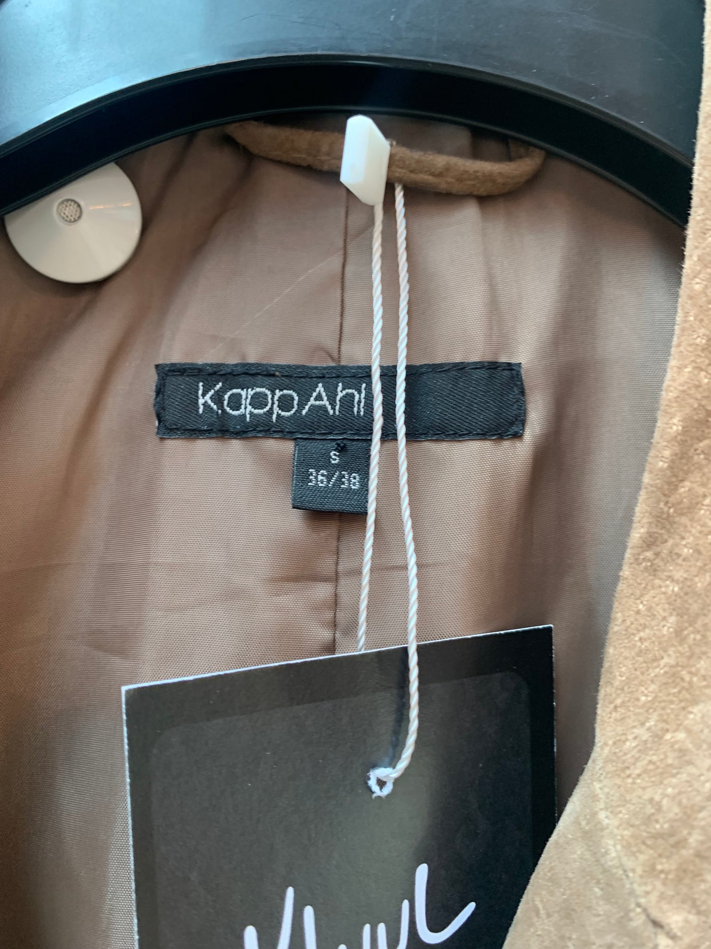 KappAhl Belted Leather Trench Coat