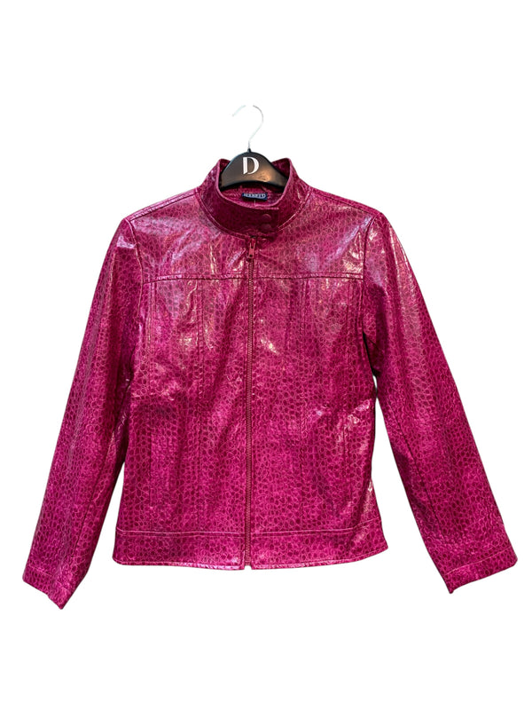 Campus Y2K Snakeskin Zip Jacket