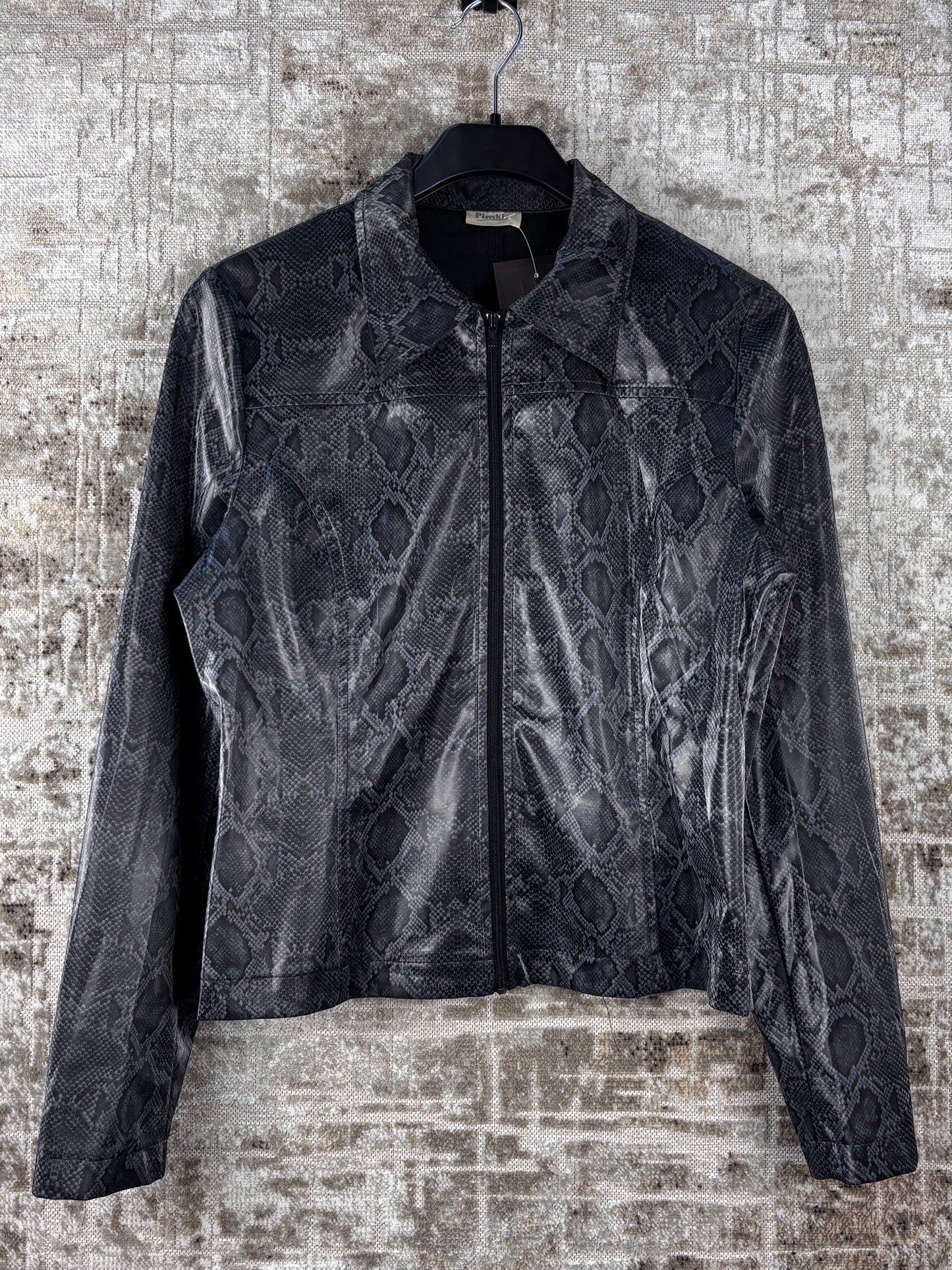 Women's Y2K Pimkie Gray Snakeskin Jacket