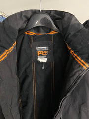Vintage Timberland Pro Series Jacket Black Workwear Mens XL Polyester