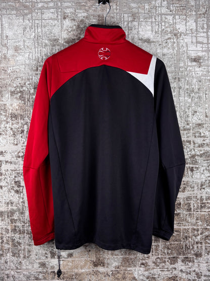 Mens Vintage Adidas Black Red Track Jacket
