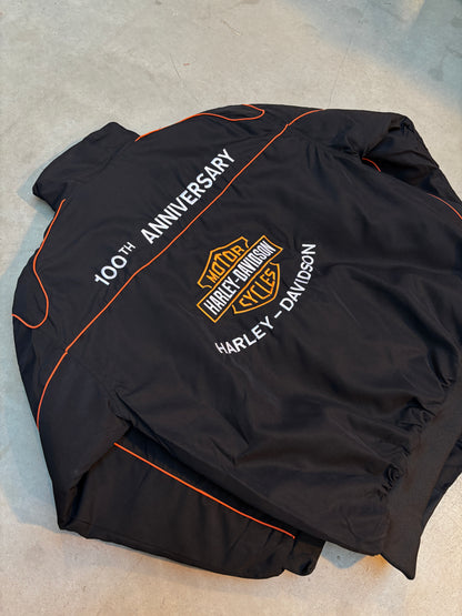 Unisex Harley Davidson 100th Anniversary Racing Bomber Jacket