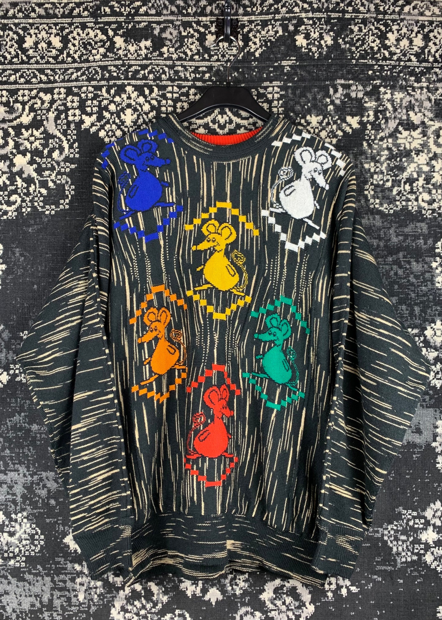 Mens Vintage Carlo Colucci Knitted Sweatshirt