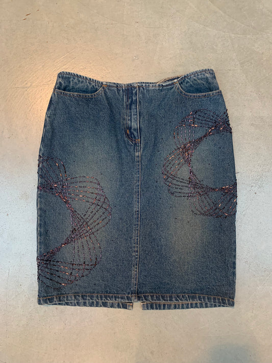 Y2K Denim Skirt