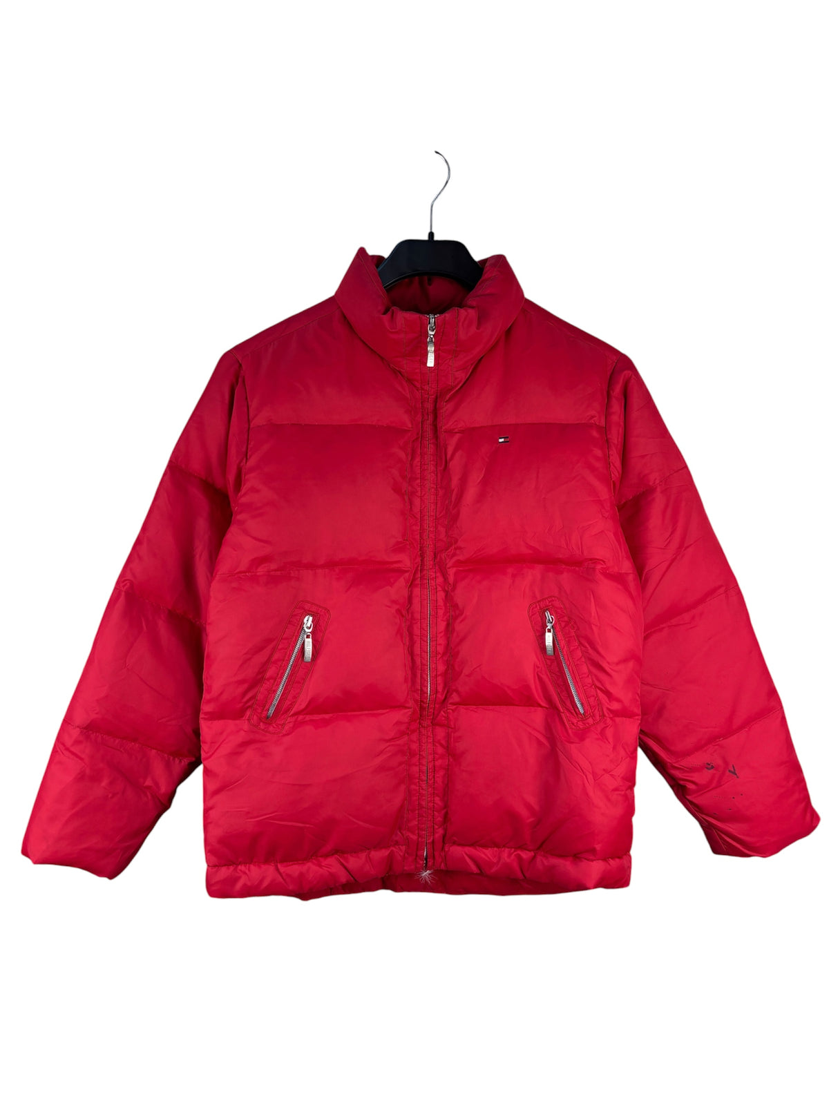 Women's Tommy Hilfiger Red Puffer Jacket