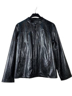 Women's Y2K Black Snakeskin Light Jacket