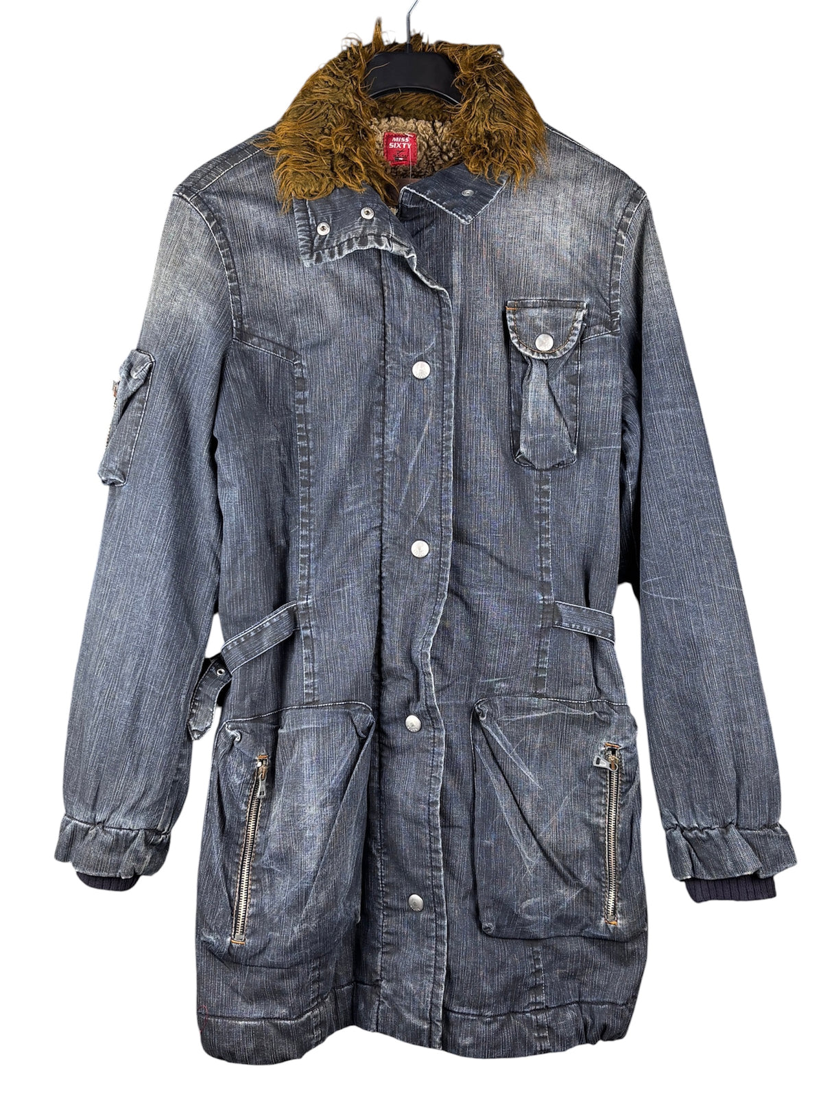 Women's Y2K Miss Sixty Denim Zip Coat