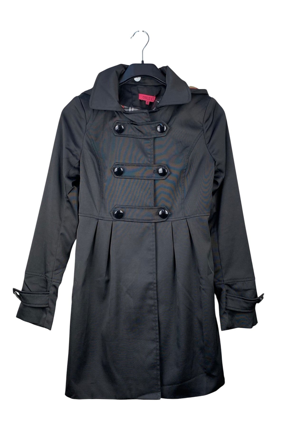 Womens Y2K Osley Black Napoleon Coat