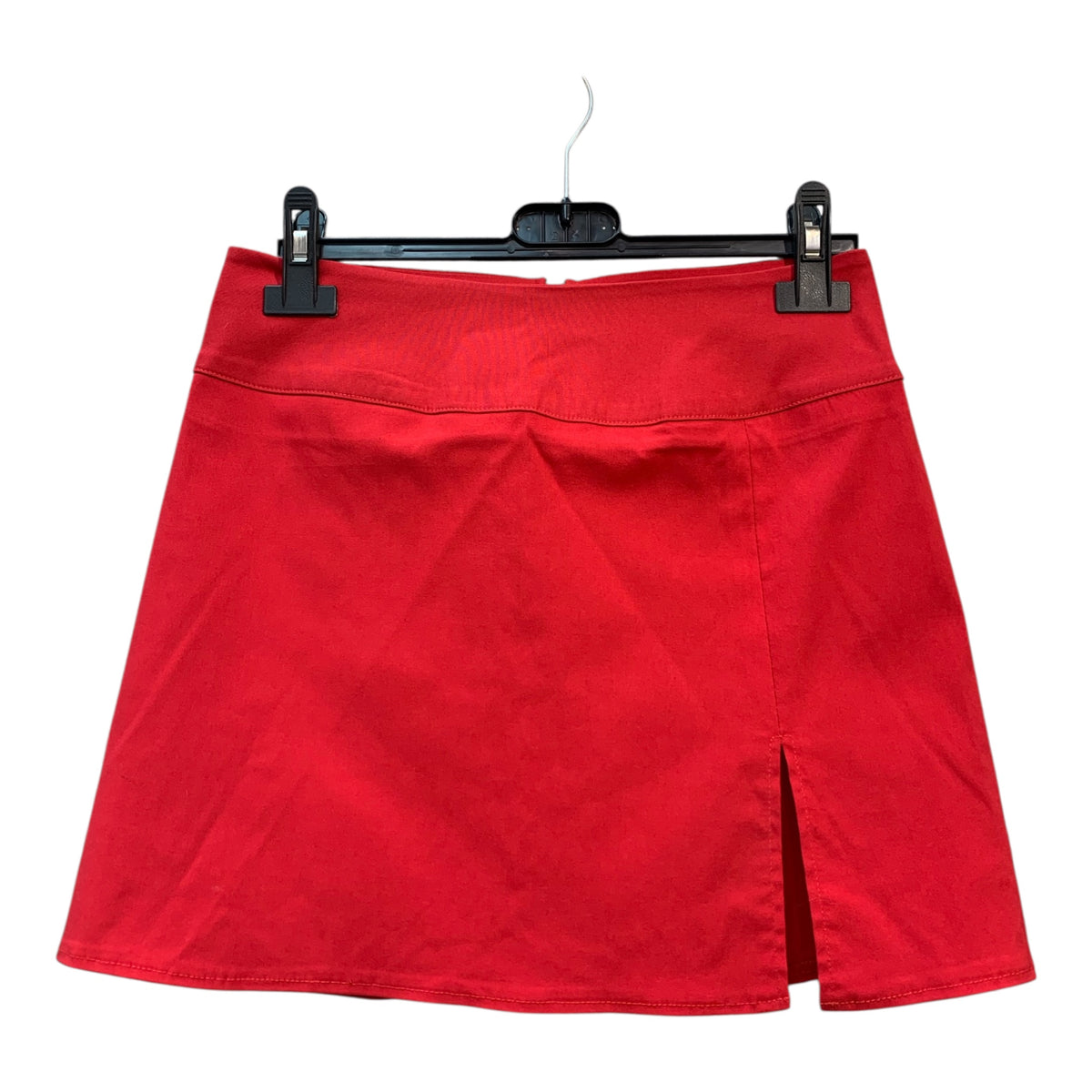 Just Basic Red A-Line Mini Skirt