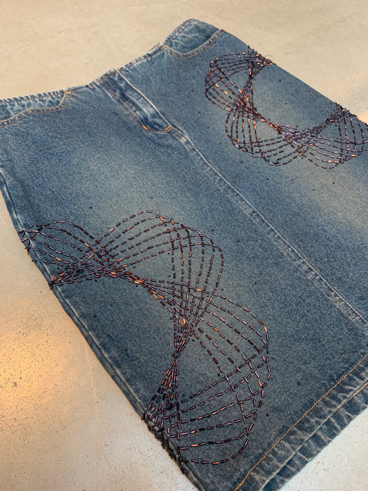Y2K Denim Skirt