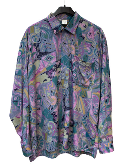 Men's Yves Saint Laurent 100% Silk Button Up Shirt