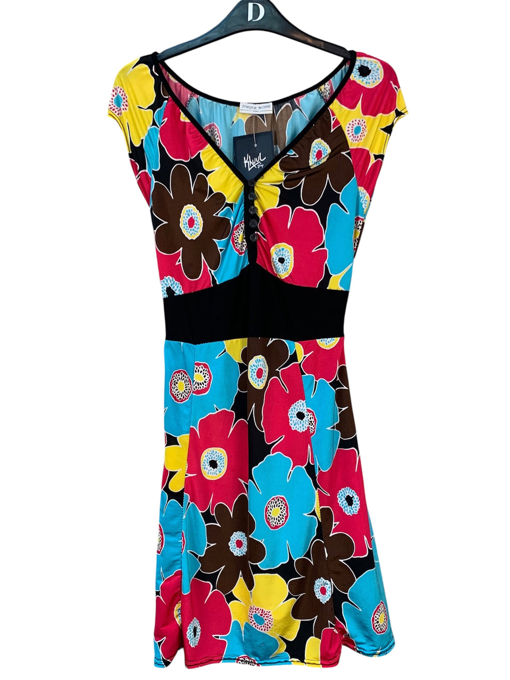 Womens Y2K Floral Midi Dress