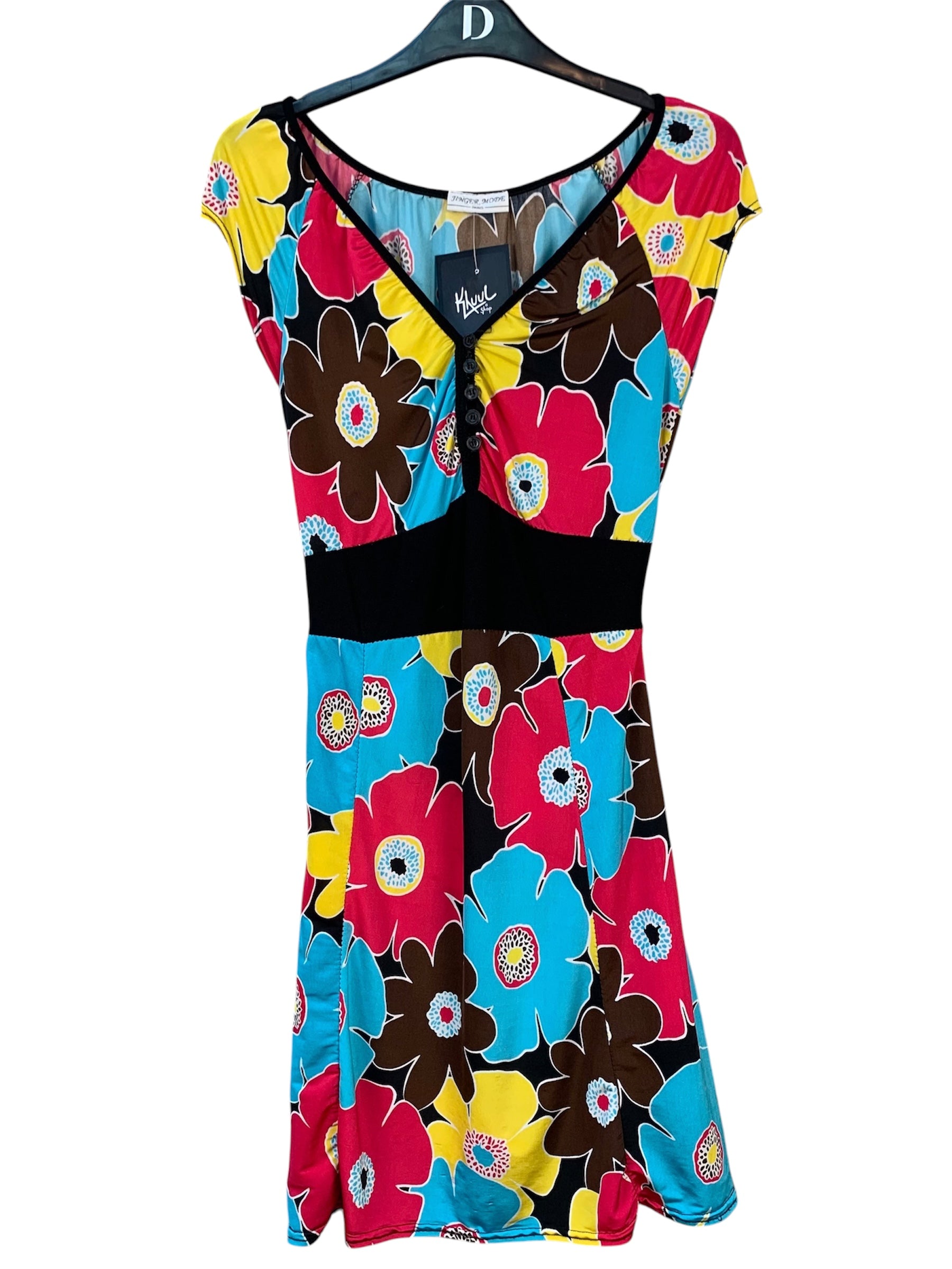 Womens Y2K Floral Midi Dress