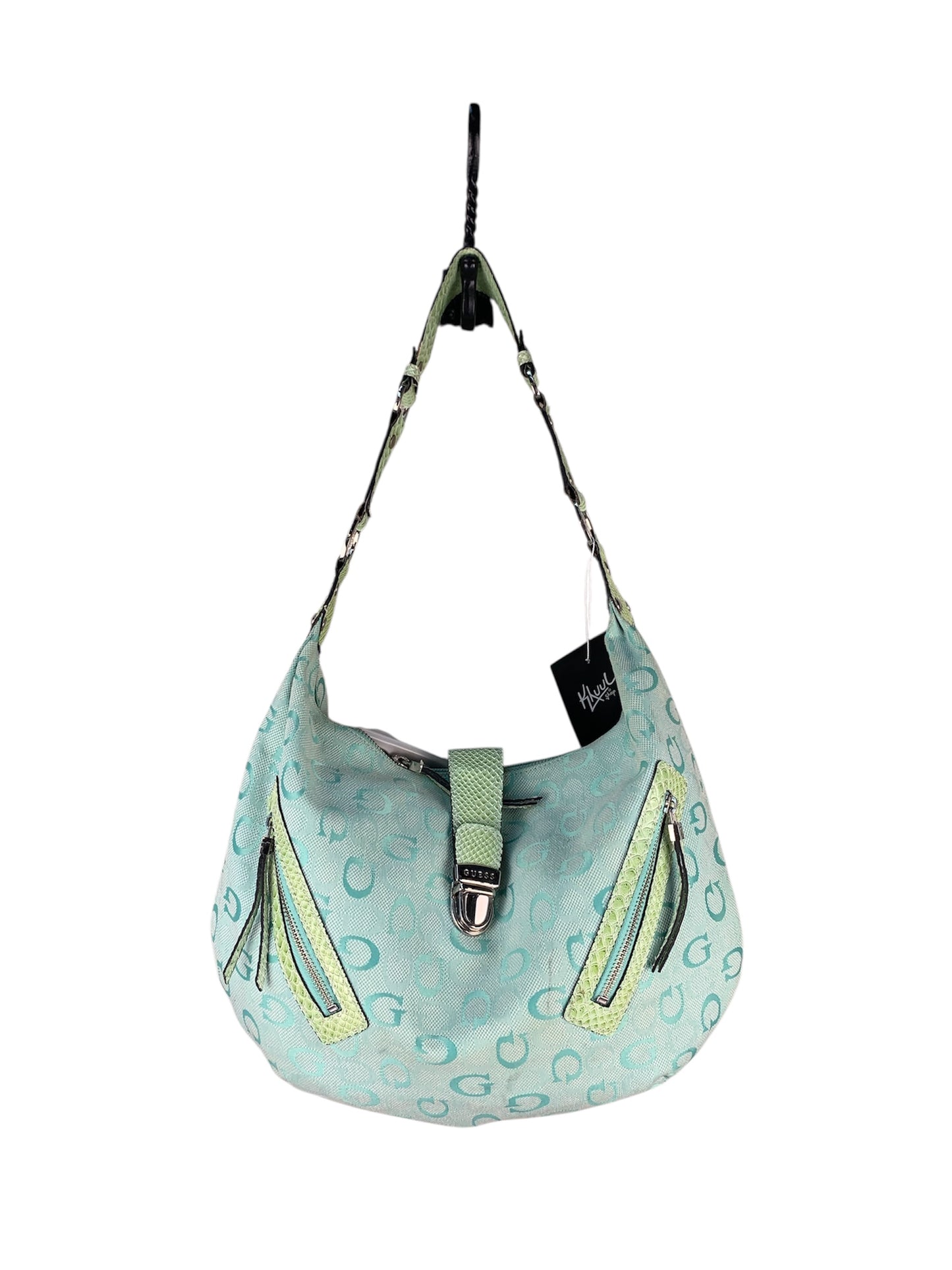 Guess Y2K Light Green Handbag