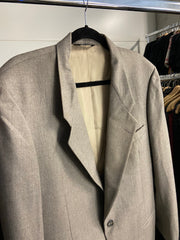 Pierre Cardin Beige Wool Jacket, Vintage, Men's L, Classic Fit
