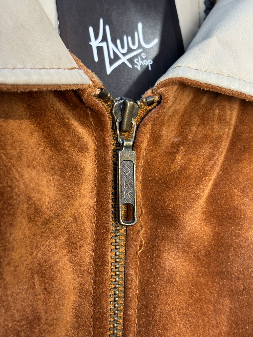Peter Elliott Suede Varsity Bomber Jacket