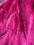 DuoDuo Y2K Faux Fur Trim Suede Jacket