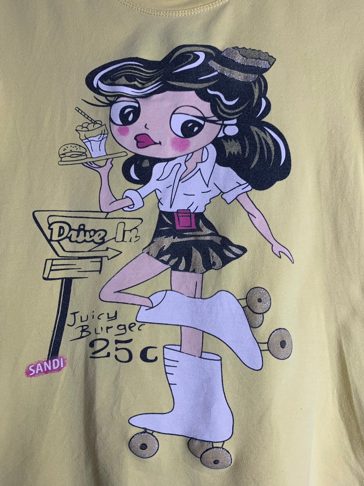 Zentex Y2K Rollerskate Girl Tee