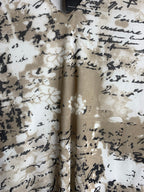 KappAhl Script Print Mesh Top